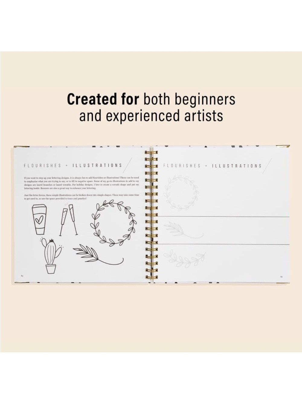 Hand Lettering 101 Spiral Notebook - Picture 2 of 10